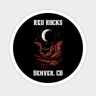 Red Rocks Amphitheatre Denver Colorado Magnet